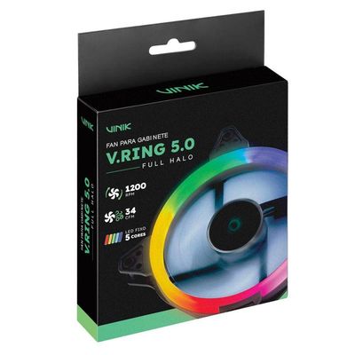 Fan-cooler Gamer Para Gabinete V.ring 5.0 Full Halo 120mm -