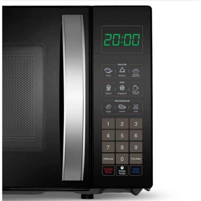 Microondas 21 Litros 1200w Mo-01-21-b Mondial Preto 220v