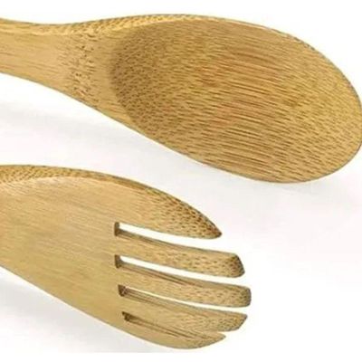 Kit Com 2 Pegadores Culinários Multiuso Em Bambu 36cm E 22cm