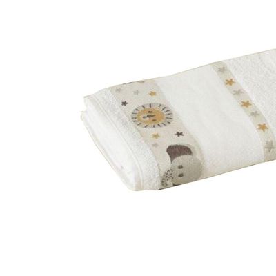 Toalha De Banho Infantil Jacquard Para Bordar Funny Lmpeter Branco