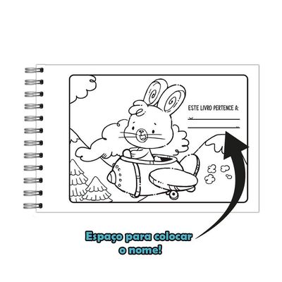Kit 2 Livro De Colorir Cuties 128 Páginas Bunny E Kittie