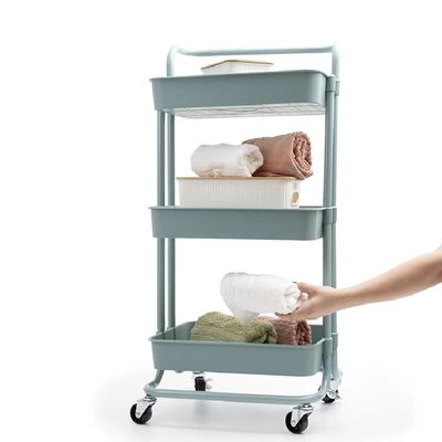 Carrinho Organizador Multiuso Com 3 Prateleiras – Ideal Para Salão, Cozinha, Consultório E Mais!