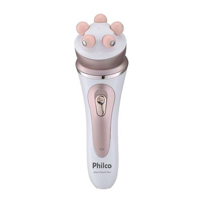 Depilador Philco Aqua Deluxe Plus Pdp02r Sem Fio Branco - Rosa Bivolt