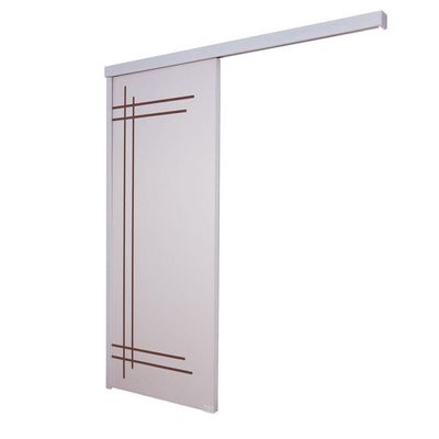 Porta De Correr Branco Prime Frisada F05 210x70