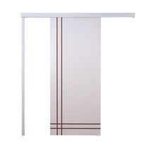 Porta De Correr Branco Prime Frisada F06 210x70