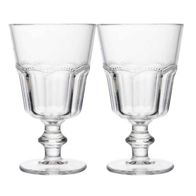 Jogo 2 Taça De Vidro Para água Suco Refrigerante Belle Epoque 225ml Lyor