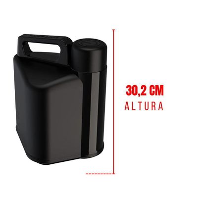 Botijão Térmico Turim 5 Litros Preto - Unitermi