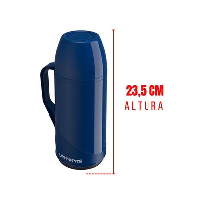 Garrafa Termica Roma 500 Ml Azul - Unitermi