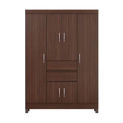 Guarda-Roupa Casal Ecom 6 Portas 2 Gavetas Café