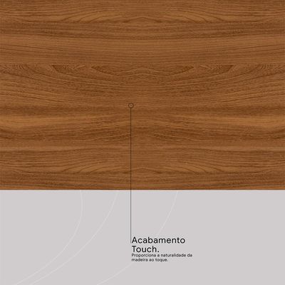 Cômoda Montevidéu 1 Porta 4 Gavetas Amêndoa