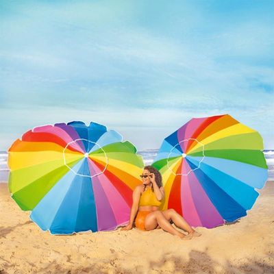 Guarda-sol Mor Rainbow 220cm - Colorido 3731 Praia Camping