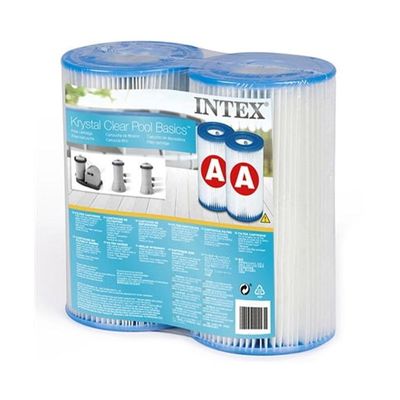 Kit 02 Cartuchos Refil Tipo A Filtro Intex Bomba 2006 3785