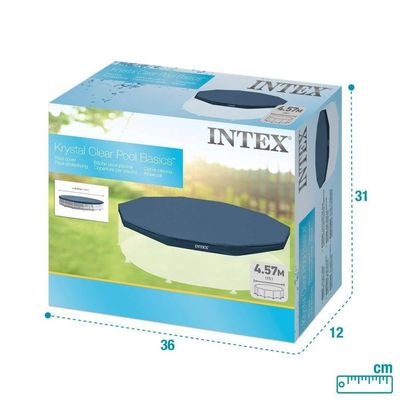 Capa De Proteção 457 Cm Piscina Estrutural E Inflável Intex