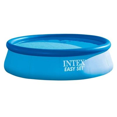Piscina Inflável Easy Set 1.942 Litros Com Bomba De Encher Intex