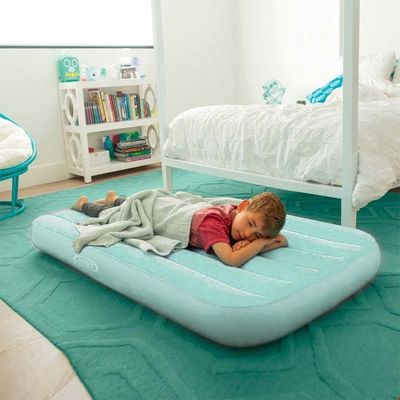 Colchão Inflável Infantil Divertido Intex 66803 Azul Celeste