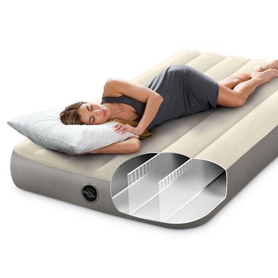 Colchão Inflável Solteiro Dura Beam Fiber Tech Com Bomba De Encher - Intex