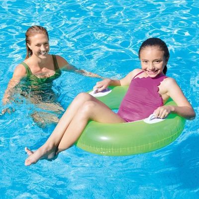 Bóia Inflável Esmeralda Grande Com Alça 76 Cm Verde - Intex