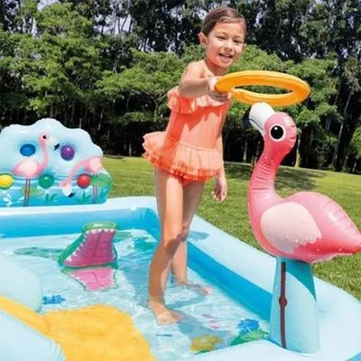 Piscina Playground Aventura Na Floresta 493 Litros Intex