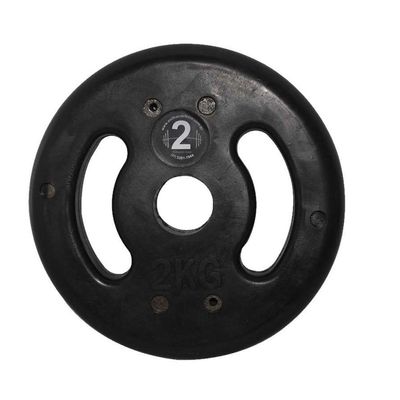 Anilha de Ferro Fundido Injetada Alça Lateral 2,0Kg