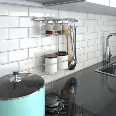 Porta Condimentos De Parede Para Cozinha Suspensa - Stolf