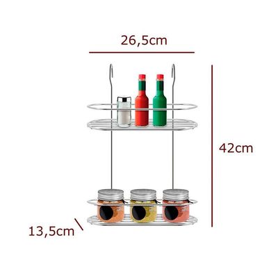 Porta Condimentos De Parede Para Cozinha Suspensa - Stolf