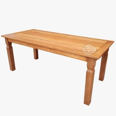 Mesa Rústica Em Madeira De Demolição 140x70cm Sudeste Rústico