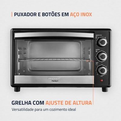 Forno Elétrico Mondial 42L FR-42 Preto 110V