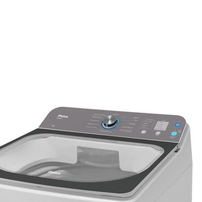 Máquina De Lavar Philco PLR14A 14kg 12 Tipos De Lavagem Branca 127V
