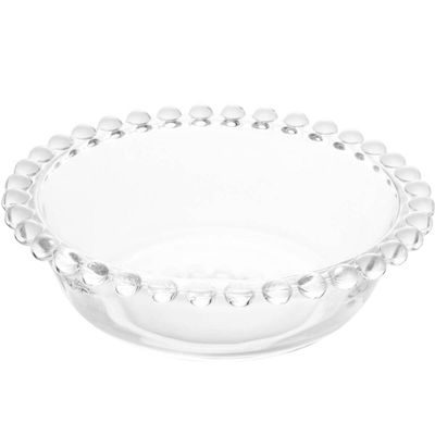 24 Bowls 180ml de Vidro Pearl Wolff Cumbucas Transparentes Sobremesas Frutas Petiscos Restaurantes