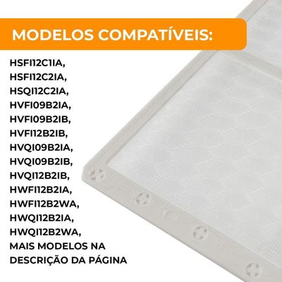 Filtro De Ar Evaporadora Ar Condicionado 9 E 12.000 Btus Elgin Original Único