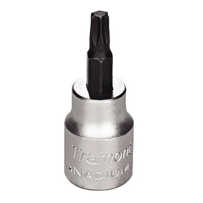 Soquete Em Aço Cromo Vanádio Ponta Trafix T27 - Encaixe 3/8" Tramontina Pro Tramontina