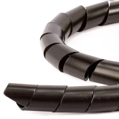 Organizador Fios E Cabos Spiraduto 1-4 Preto - 20 Metros