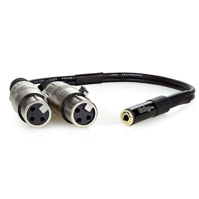 Cabo Adaptador P2 Femea Para 2 Xlr Femea - 80 Cm