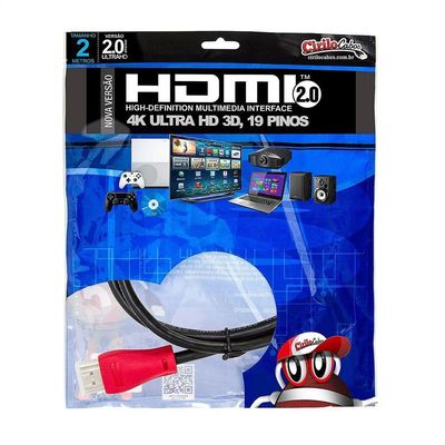 Cabo Hdmi 2.0 Premium Ultra Hd 4k 3d Cirilo Cabos - 5 Metros