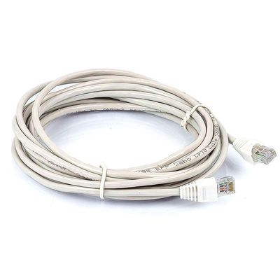Patch Cord Cat5e Montado Branco - 3 Metros