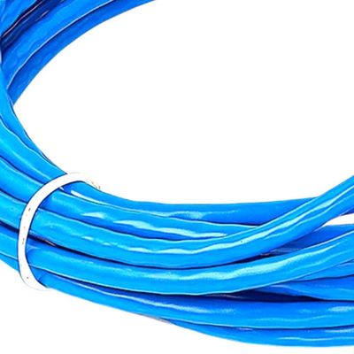 Cabo De Rede Cat5e Montado Azul - 2 Metros