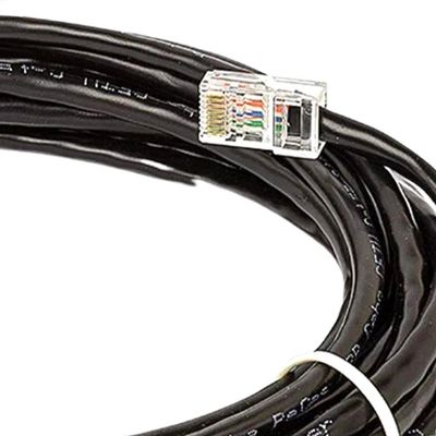 Cabo De Rede Cat5e Montado Preto - 15 Metros