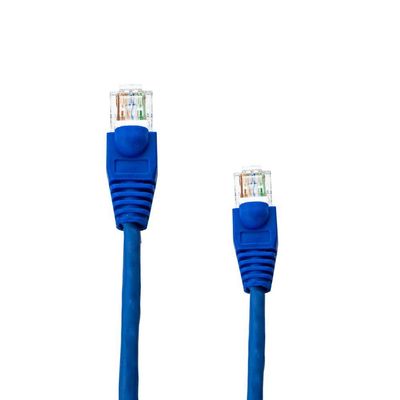 Cabo De Rede Nexans Cat5e Montado Azul - 8 Metros