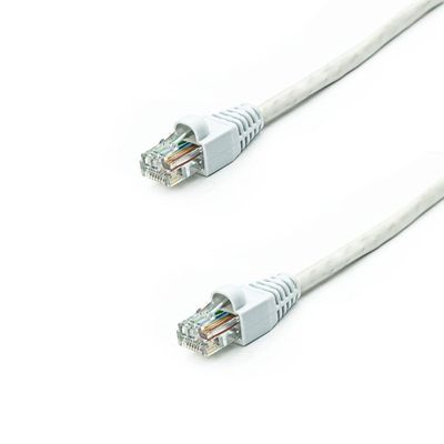 Cabo De Rede Nexans Cat5e Montado Branco - 5 Metros
