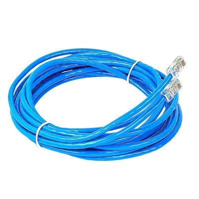 Cabo De Rede Cat5e Montado Azul - 55 Metros