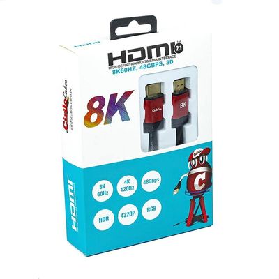 Cabo Hdmi 2.1 8k - Cirilo Cabos - 1 Metro