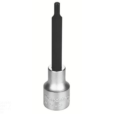 Soquete Em Aço Cromo Vanádio Ponta Ribe Longa 5 Mm - Encaixe 1/2" Tramontina