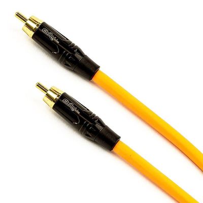 Cabo Coaxial Digital (spdif) Laranja - 2 Metros