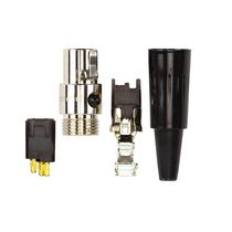 Conector Mini Plug Xlr Fêmea - Amphenol