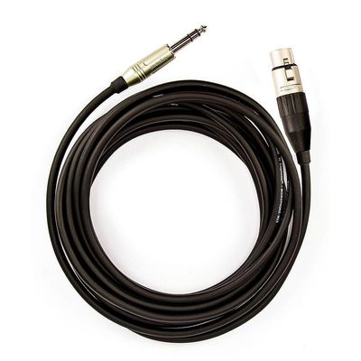 Cabo De Microfone P10 Estereo Para Xlr Femea Amphenol - 15 Mt