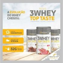 3 Whey Top Taste 900g Sabor Chocolate
