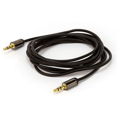 Cabo P2 Para P2 Estereo Com Capa Metálica Cirilo Cabos - 8 Metros