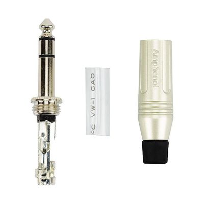 Cabo De Microfone P10 Estereo Para Xlr Macho, Amphenol - 3 Metros
