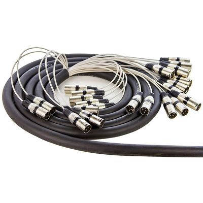 Multicabos Conectores Xlr 24 Vias Cirilo Cabos - 10 Metros