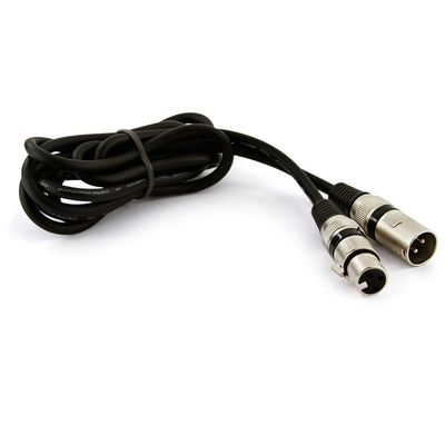 Cabo Canon Macho X Femea Balanceado Preto - 4 Metros